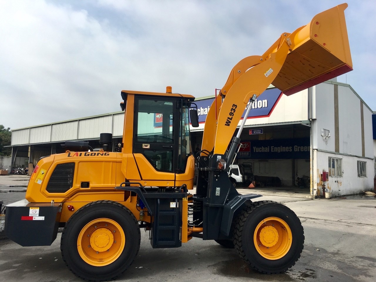 Xe xúc lật mini Laigong Gầu 1.5 m3 - Máy xúc lật Laigong 933