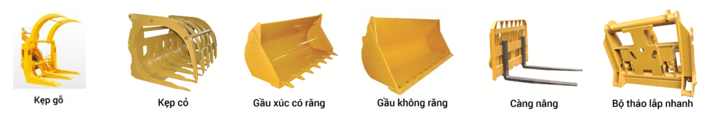 Có cấu cho máy xúc lật